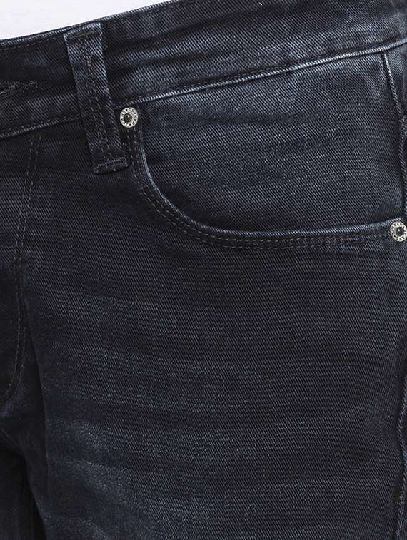 dark blue light washed denim jeans - 16140331 -  Standard Image - 4