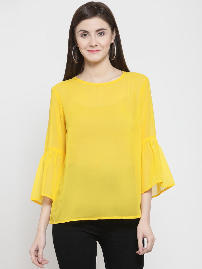 women's straight round neck top - 16158312 -  Zoom Image - 0
