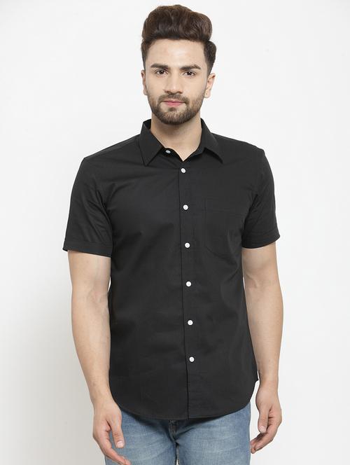 mens solid casual shirt - 16159073 -  Standard Image - 0