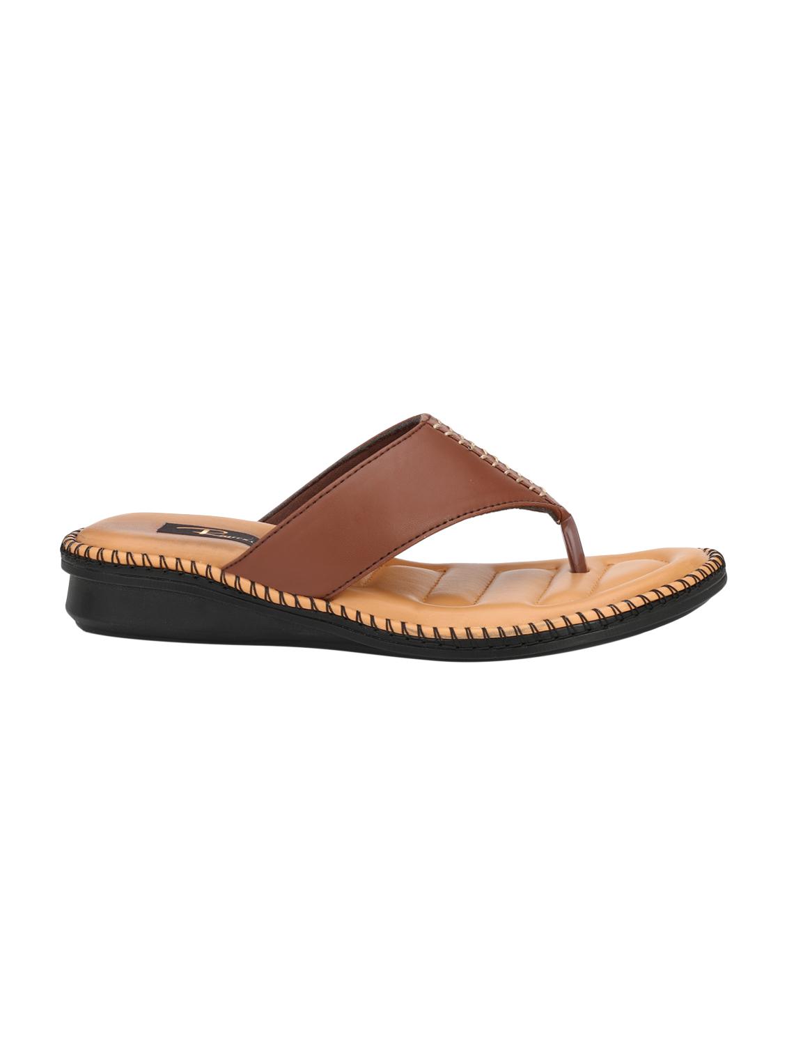 brown toe separator sandals - 16167533 -  Standard Image - 1