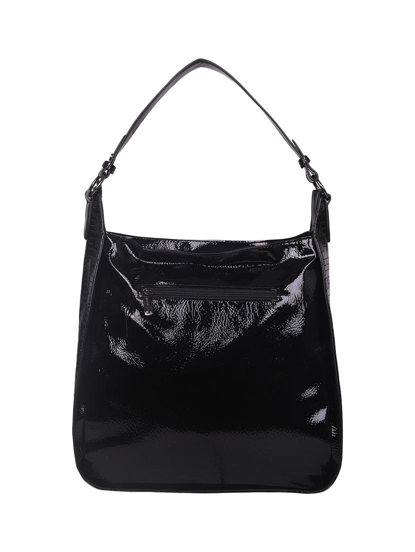 black leatherette (pu) regular tote - 16168384 -  Standard Image - 1