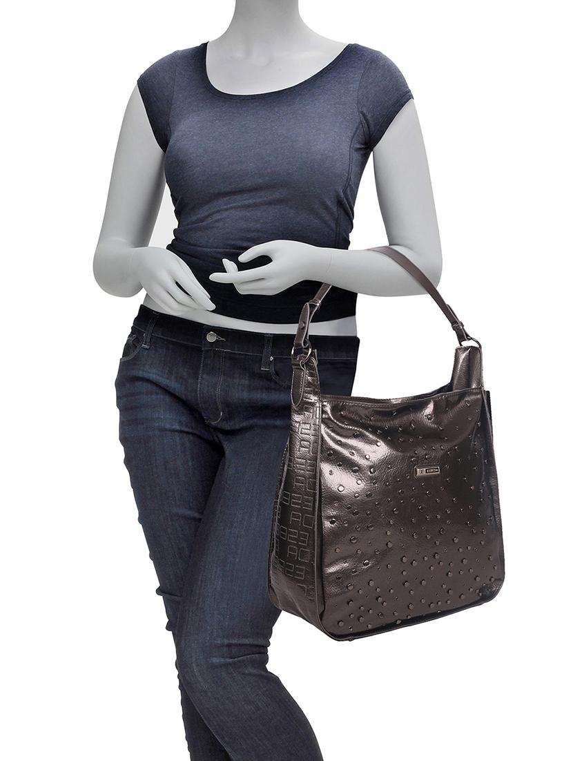 brown leatherette (pu) regular tote - 16168385 - Standard Image - 4