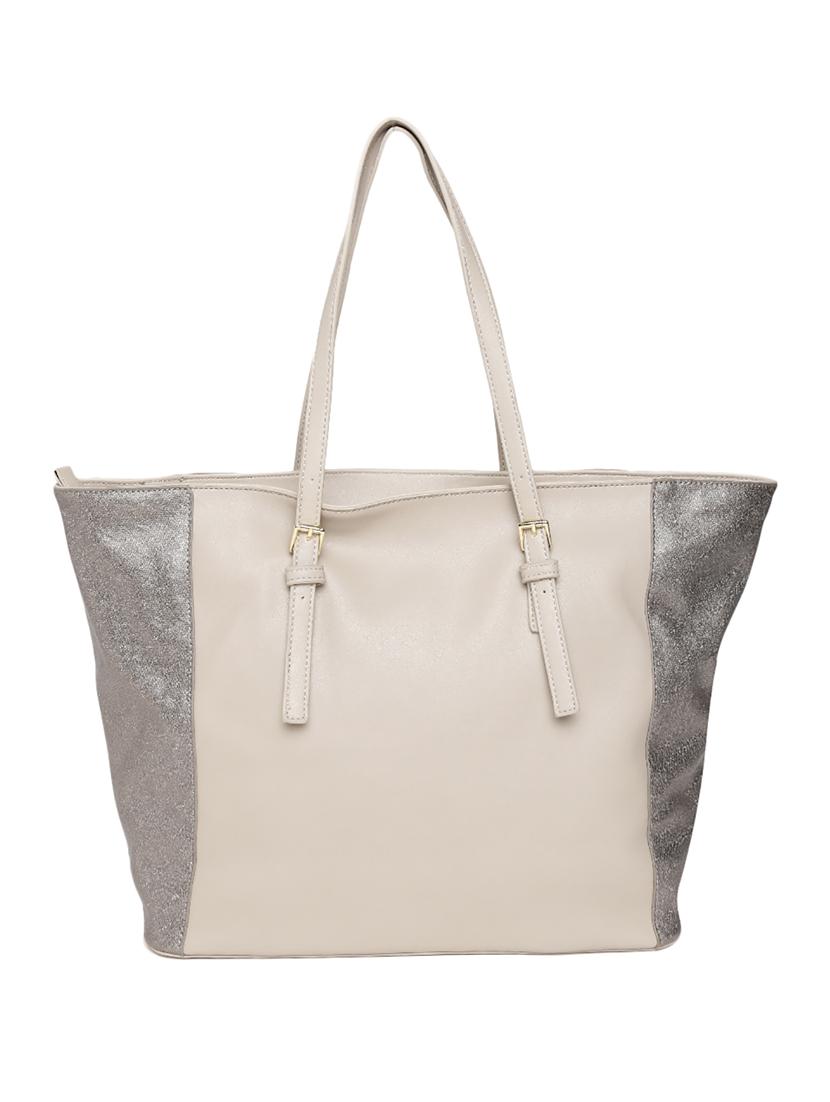 silver  leatherette (pu) regular sling bag - 16168399 -  Standard Image - 1