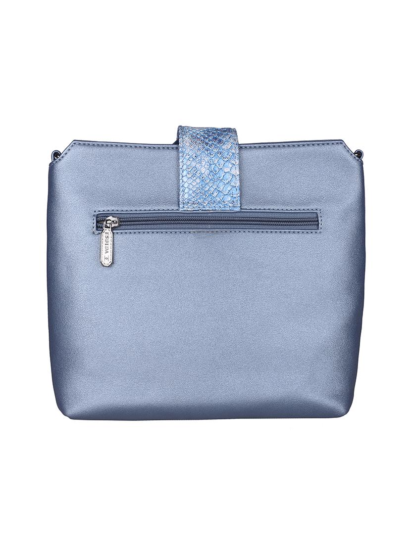 blue leatherette (pu) sling bag - 16168482 -  Standard Image - 1