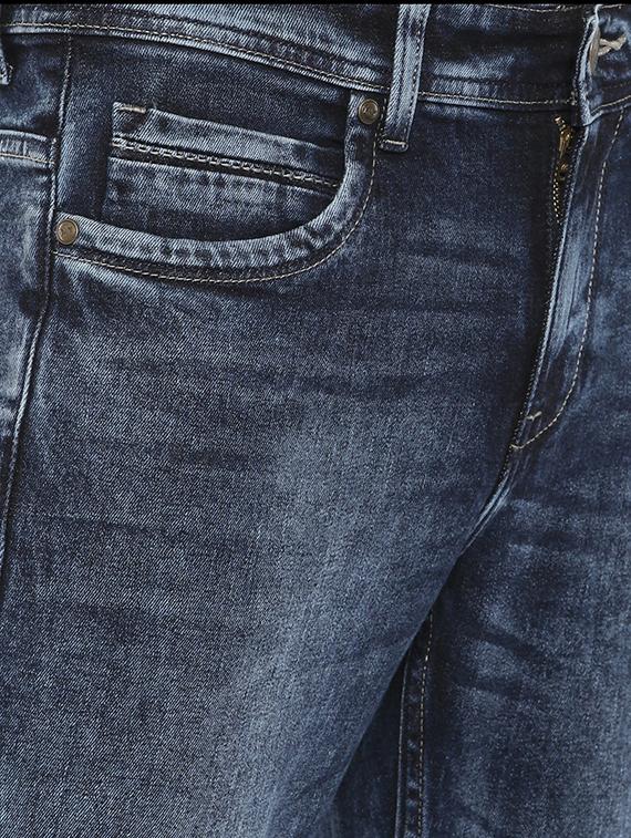 blue denim heavy washed jeans - 16170787 - Standard Image - 4