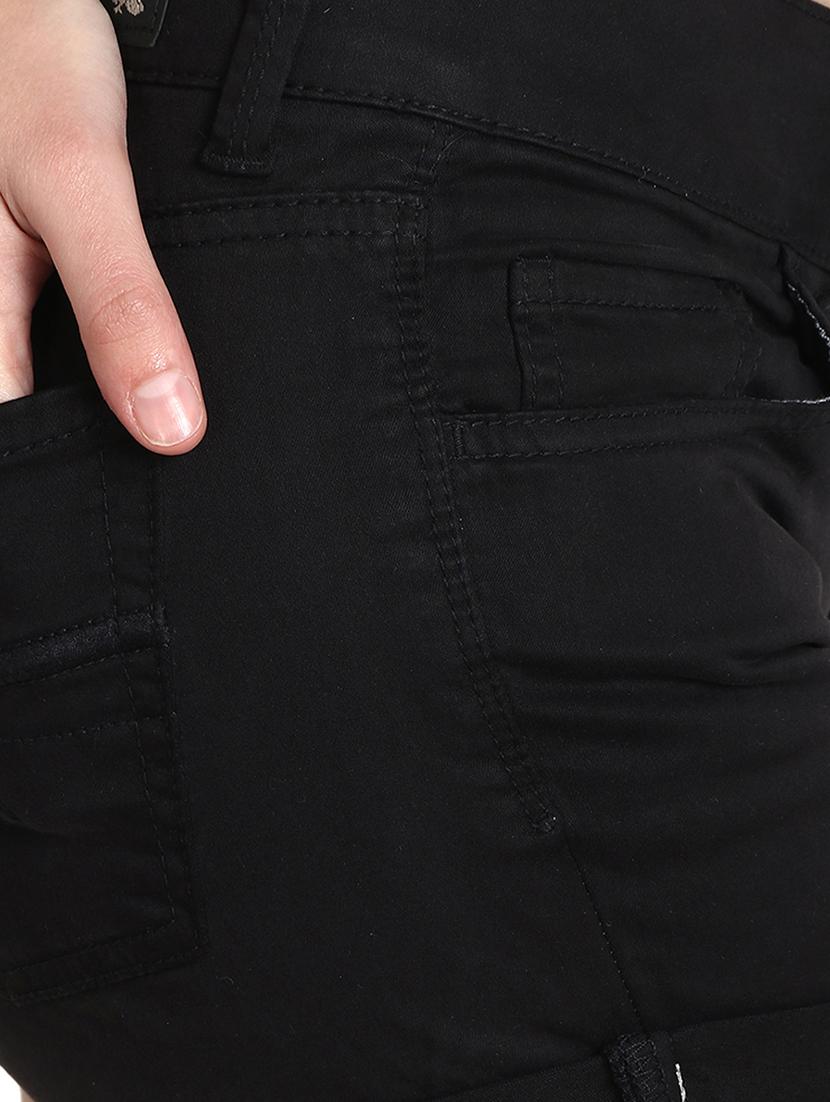 turn up hem high rise shorts - 16172694 - Standard Image - 4