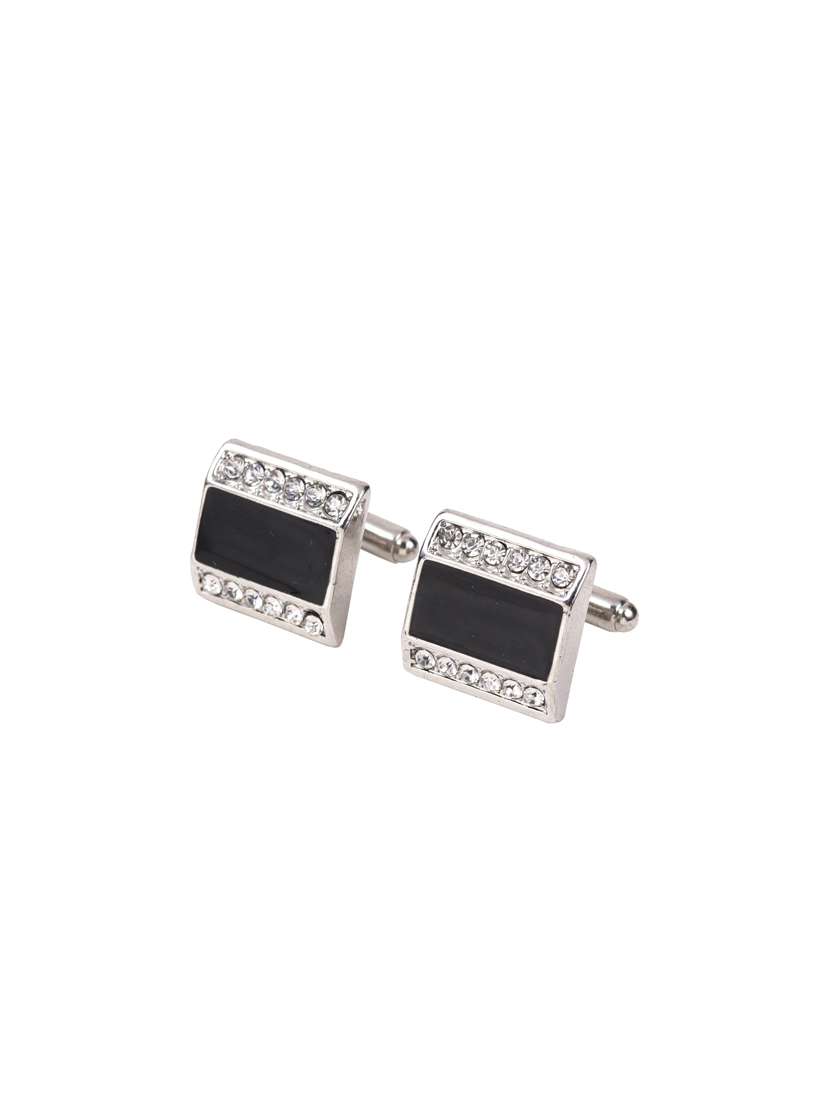 black metal cufflink