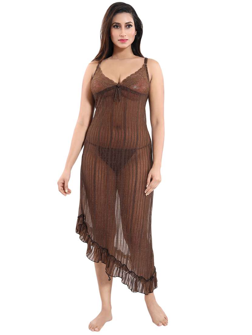 set of 2 lace detail nighties - 16177606 -  Standard Image - 1