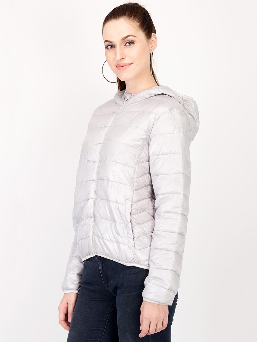hooded neck quilted jacket - 16179893 -  Standard Image - 1