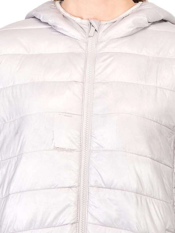 hooded neck quilted jacket - 16179893 - Standard Image - 4