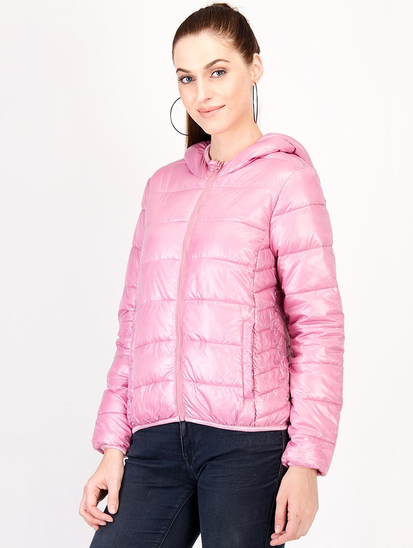 hooded neck quilted jacket - 16179906 - Standard Image - 1