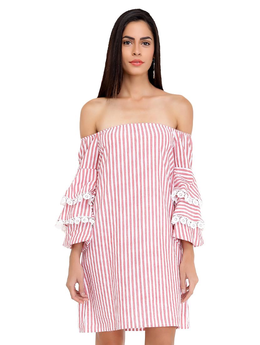 women's shift striped dress - 16184947 -  Zoom Image - 0