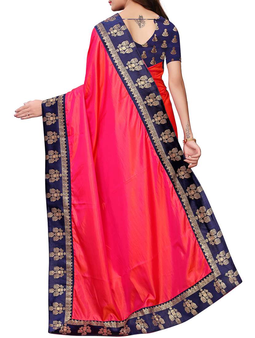 ethnic motif embroidered saree - 16186717 -  Standard Image - 1