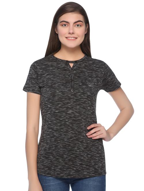 women's straight round neck top - 16187032 -  Standard Image - 0