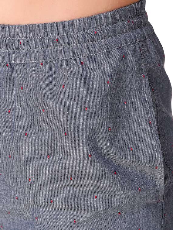 tasseled hem drawstring capri - 16187373 -  Standard Image - 4