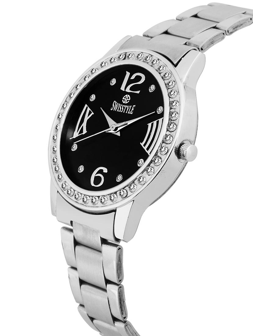 round dial analog watch-(ss-gr199-wht-ch) - 16189675 -  Standard Image - 1
