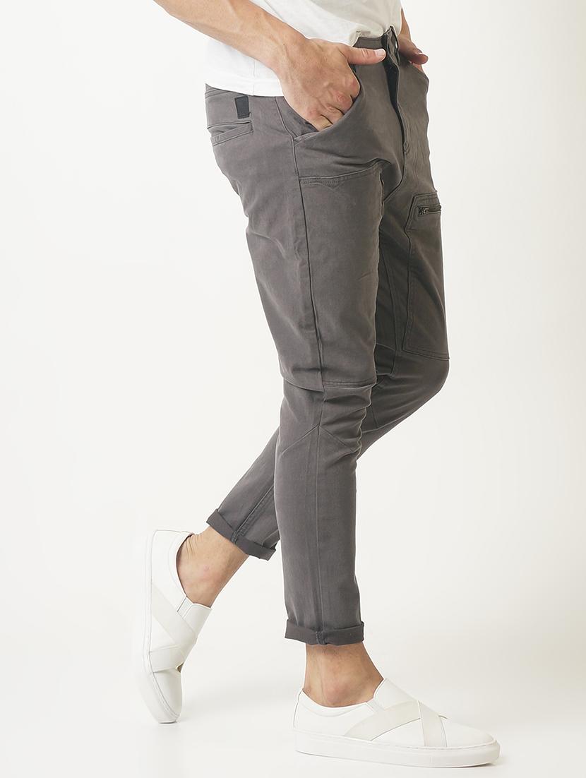 grey solid chinos - 16196656 -  Standard Image - 1