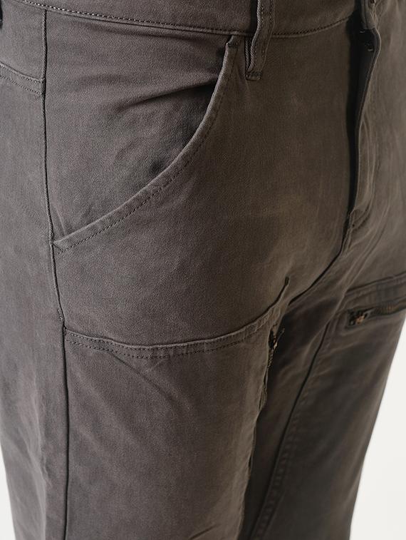 grey solid chinos - 16196656 - Standard Image - 4