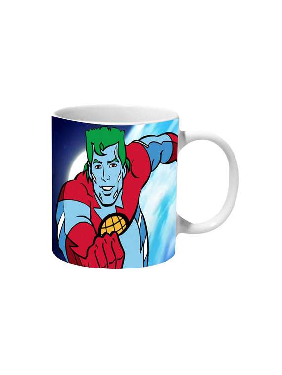 captain planet ceramic mug