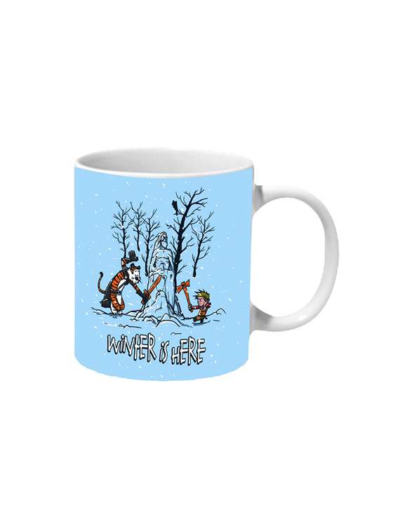game of thrones calvin and hobbes ceramic mug