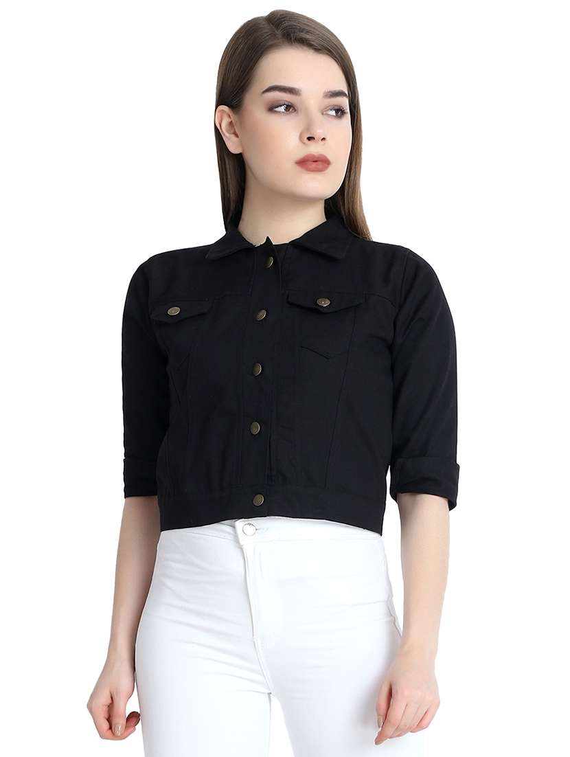 roll up sleeved pocket patch jacket