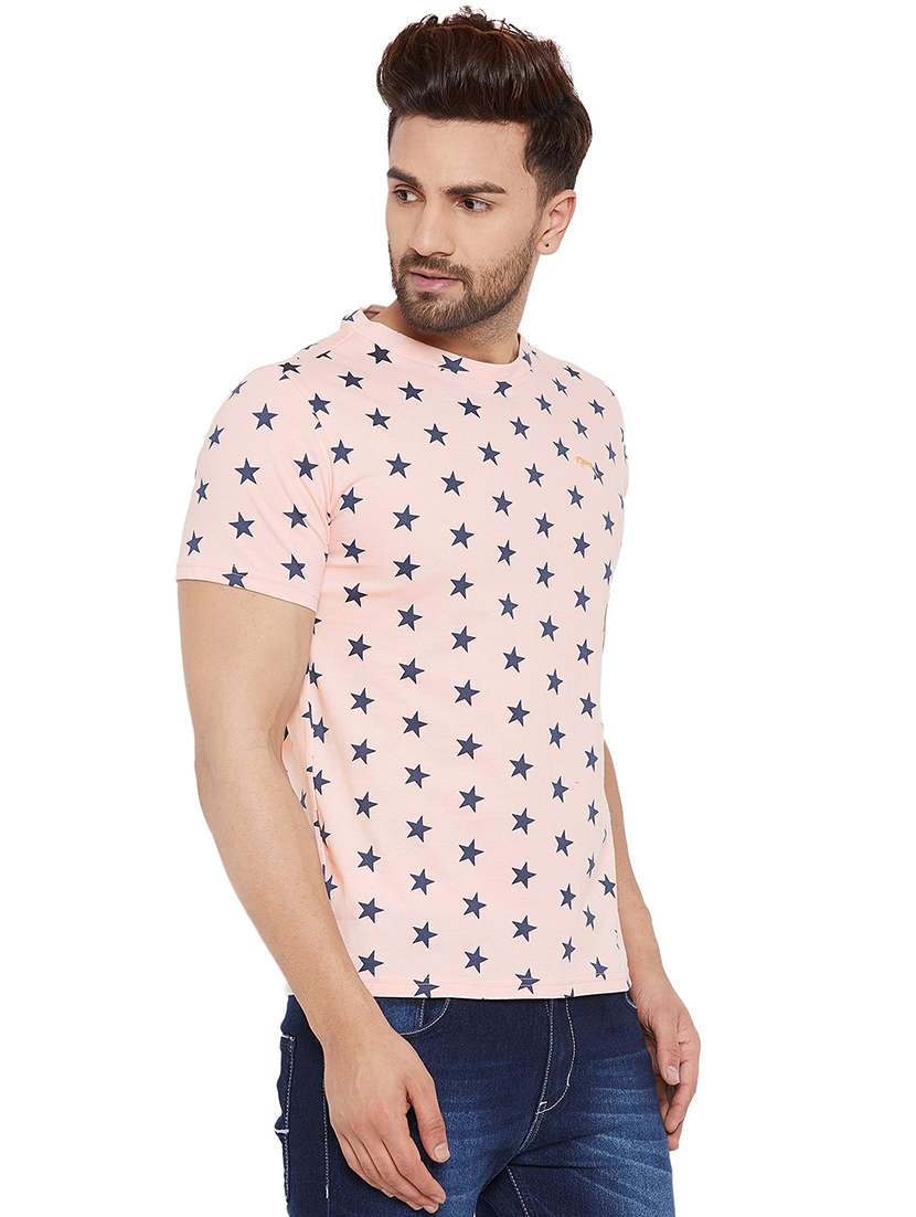 pink all over print t-shirt - 16214507 -  Standard Image - 1