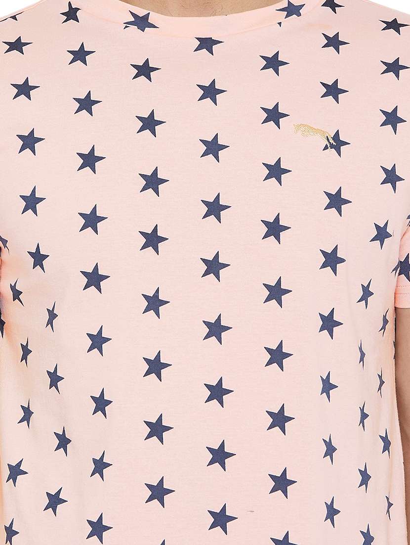pink all over print t-shirt - 16214507 -  Standard Image - 4