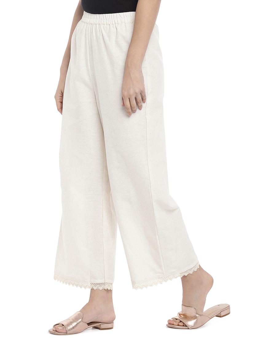 solid straight palazzo - 16215189 - Standard Image - 1