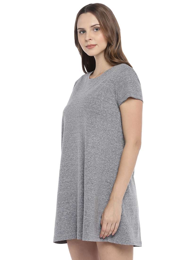 round neck a-line dress - 16215296 - Standard Image - 1
