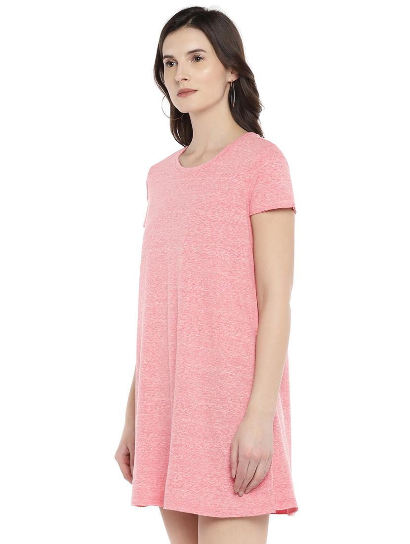 round neck a-line dress - 16215298 - Standard Image - 1