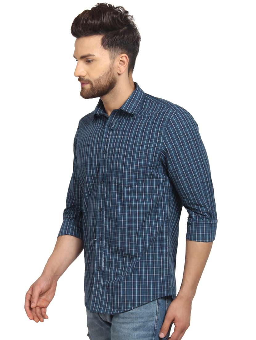 mens checks casual shirt - 16217450 -  Standard Image - 1
