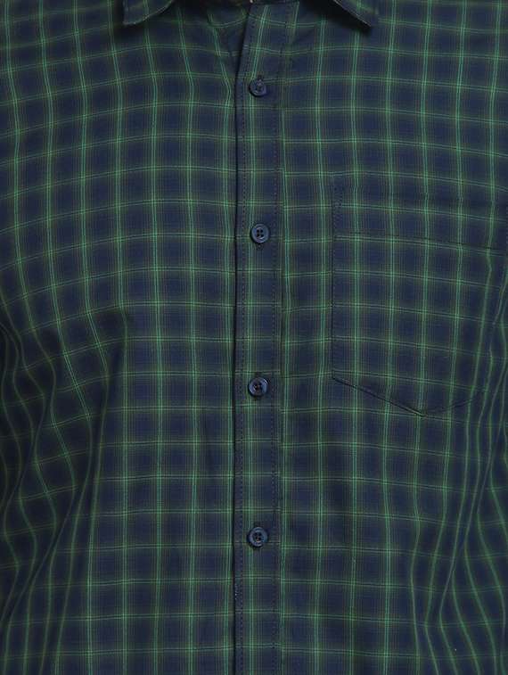 blue checkered casual shirt - 16217451 -  Standard Image - 4