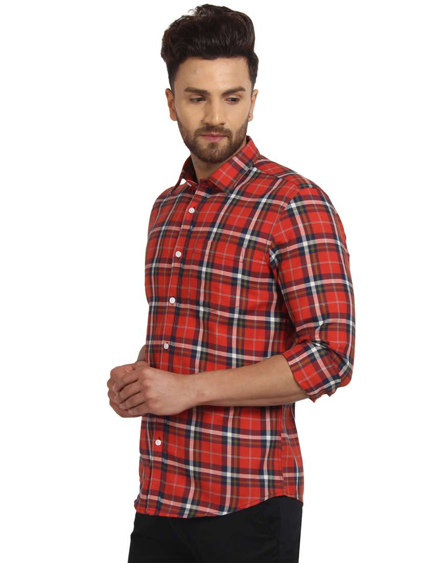 mens checks casual shirt - 16217454 -  Standard Image - 1