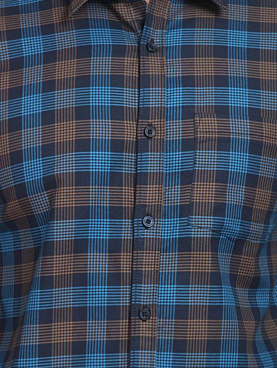 mens checks casual shirt - 16217461 - Standard Image - 4