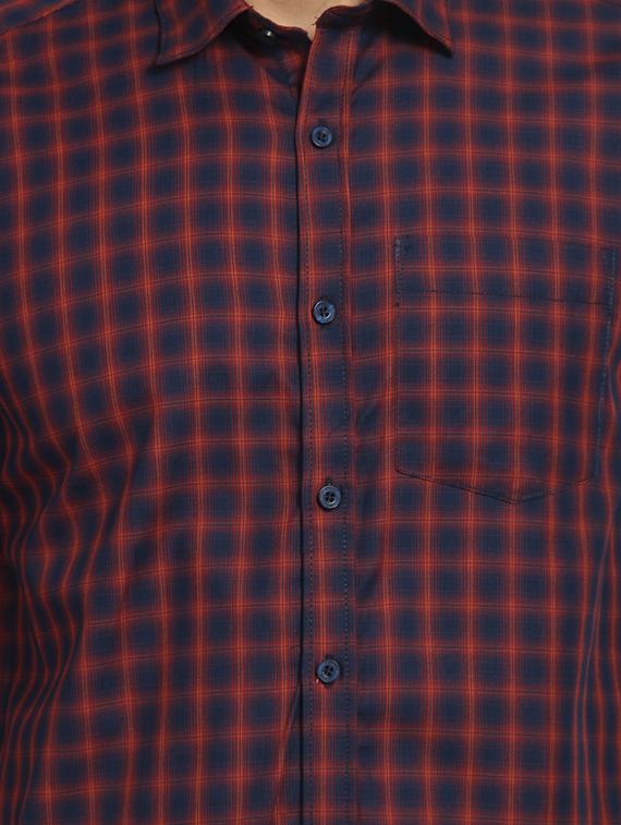 multi colored checkered casual shirt - 16217463 - Standard Image - 4