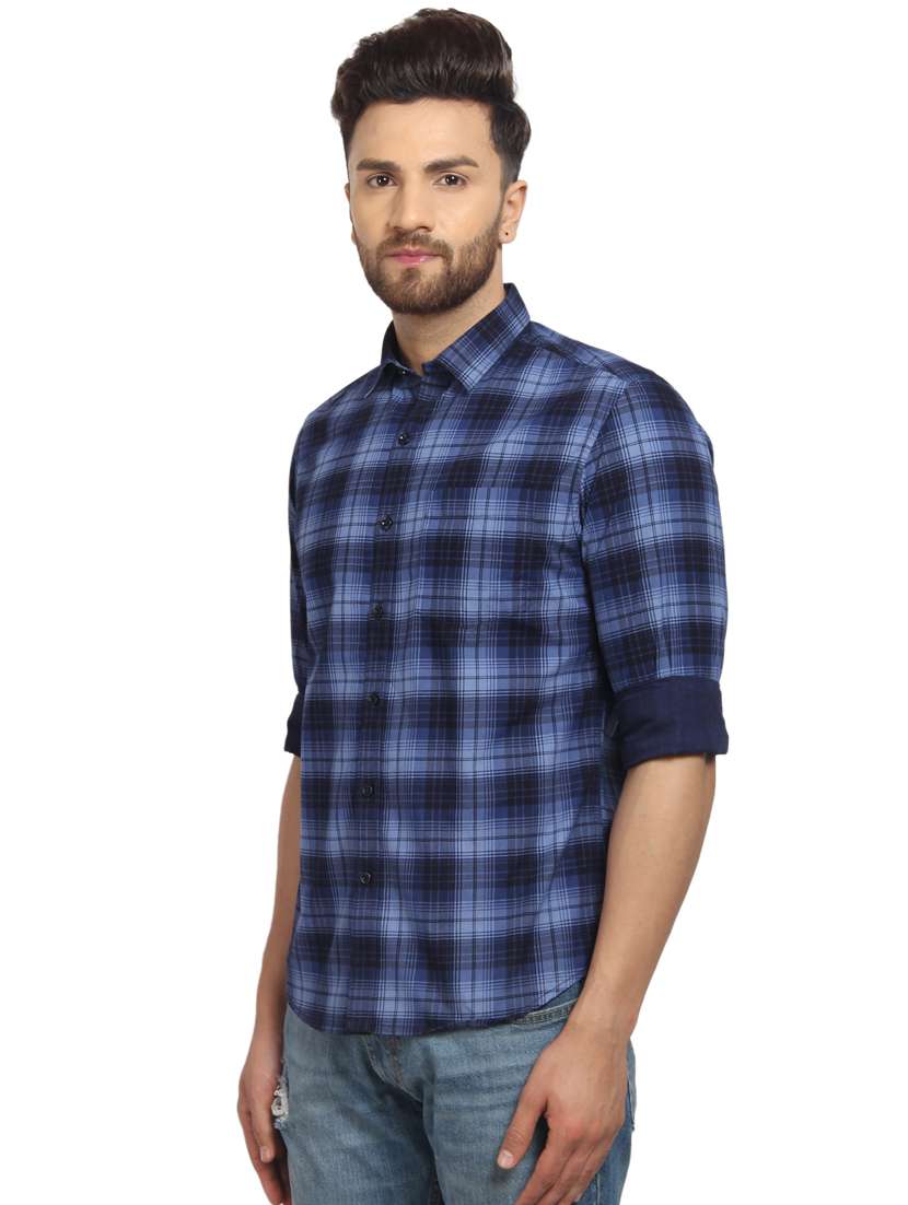 mens checks casual shirt - 16217486 -  Standard Image - 1