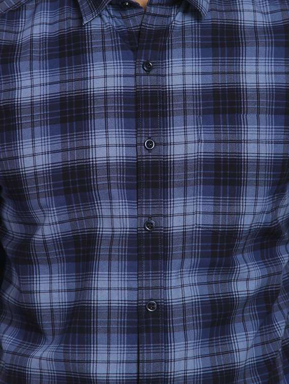mens checks casual shirt - 16217486 - Standard Image - 4