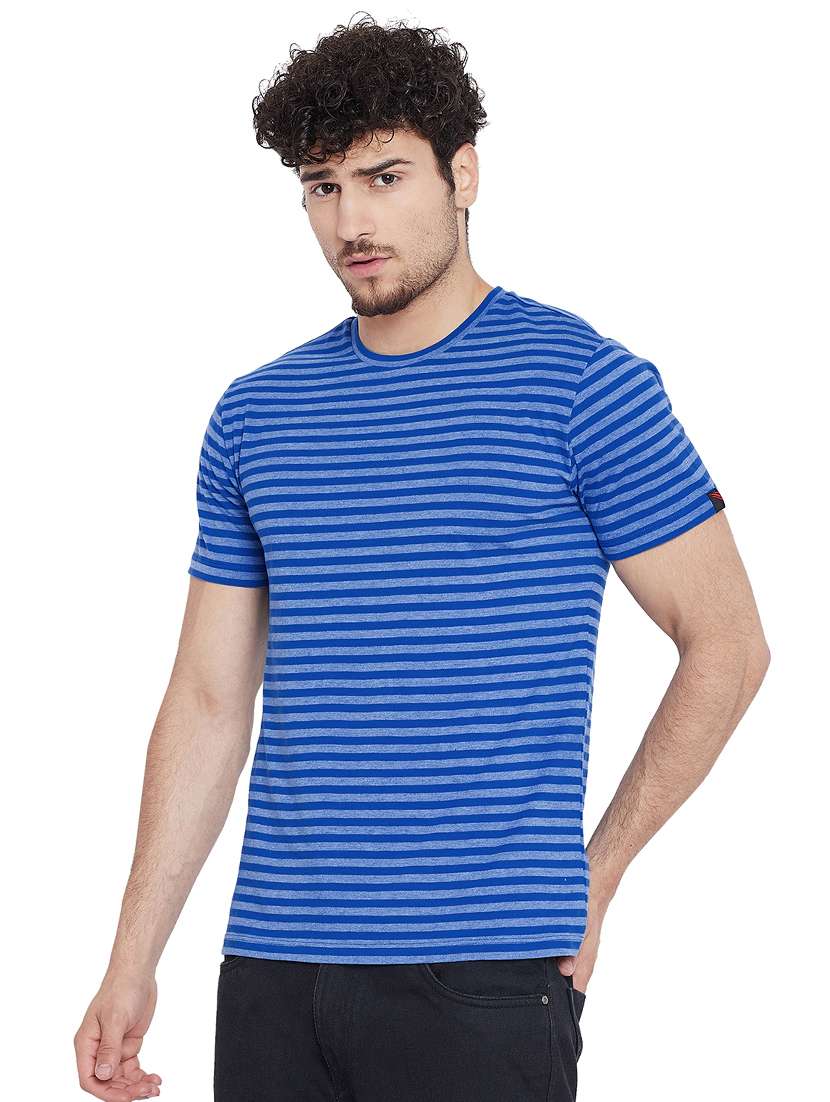 blue striped t-shirt - 16218806 - Standard Image - 1