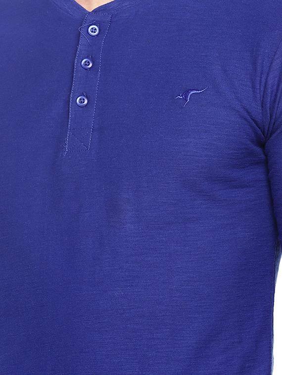 purple solid t-shirt - 16220265 - Standard Image - 4