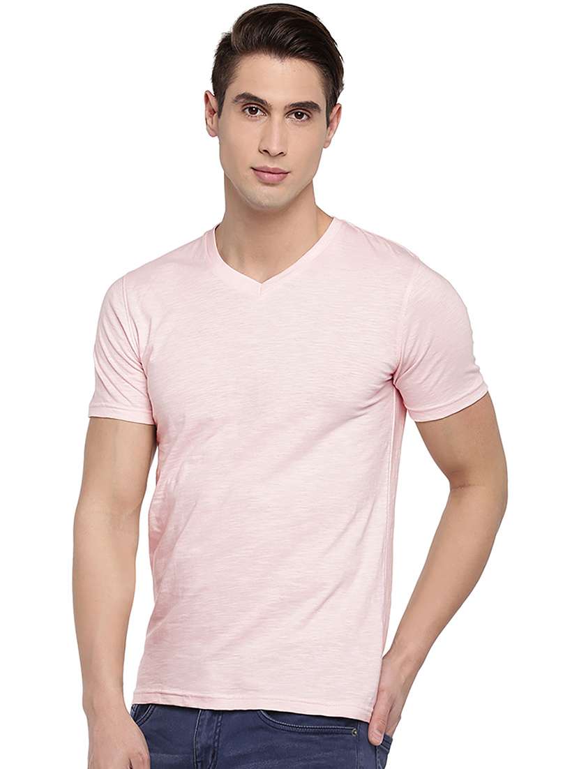 pink solid t-shirt - 16220276 - Standard Image - 1