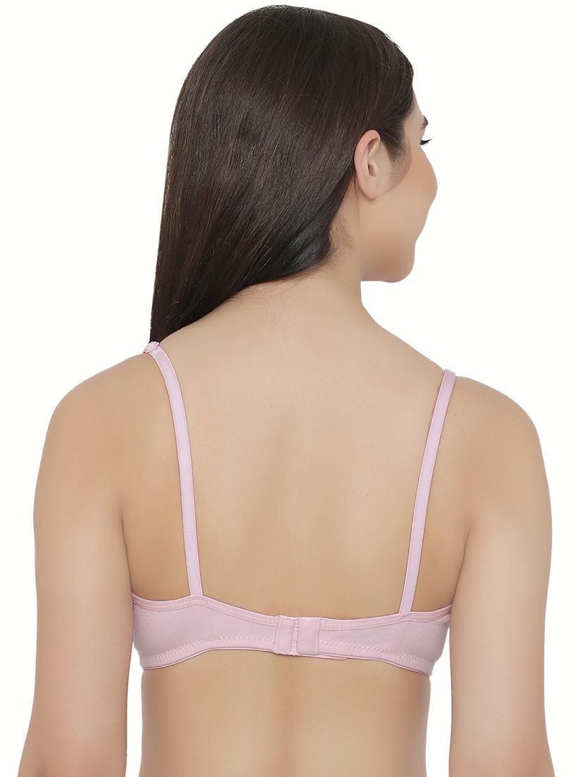 set of 2 contrast bow patch t-shirt bra - 16221910 - Standard Image - 4