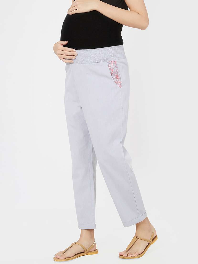 smocked waist maternity wear pajama - 16221995 -  Standard Image - 1