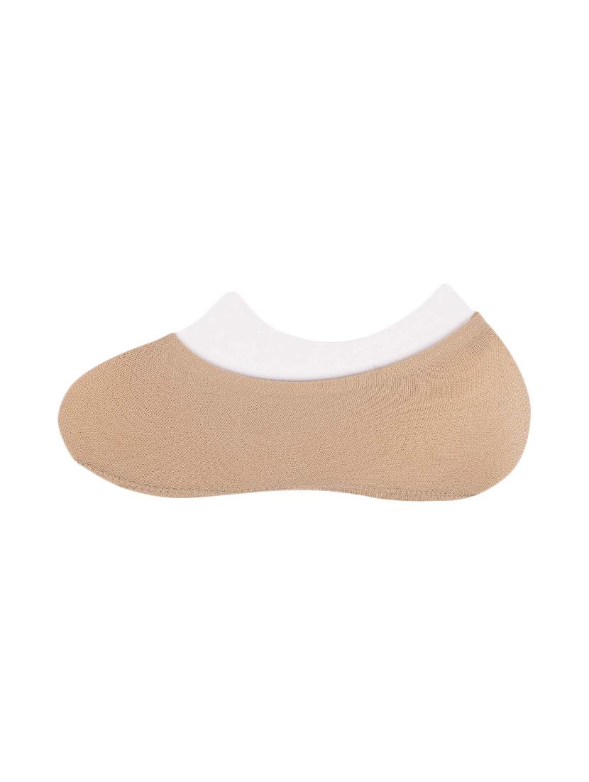 set of 3 beige cotton toe seperator sock - 16226609 -  Standard Image - 1