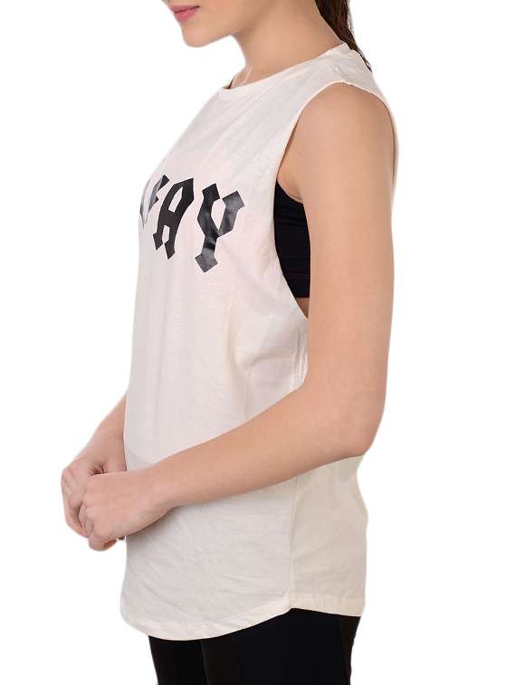 graphic print tank tee - 16227419 - Standard Image - 1