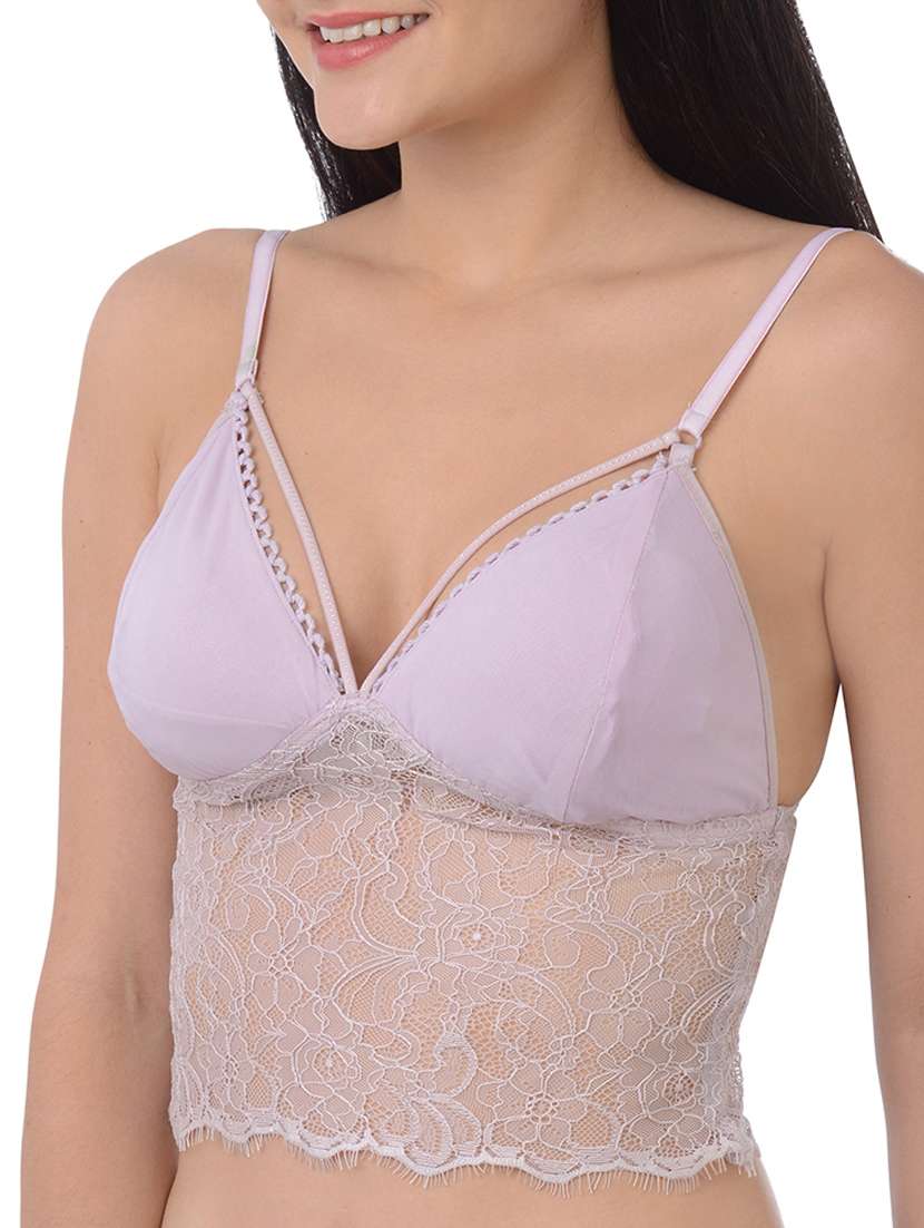 floral lace bralette - 16227472 -  Standard Image - 1