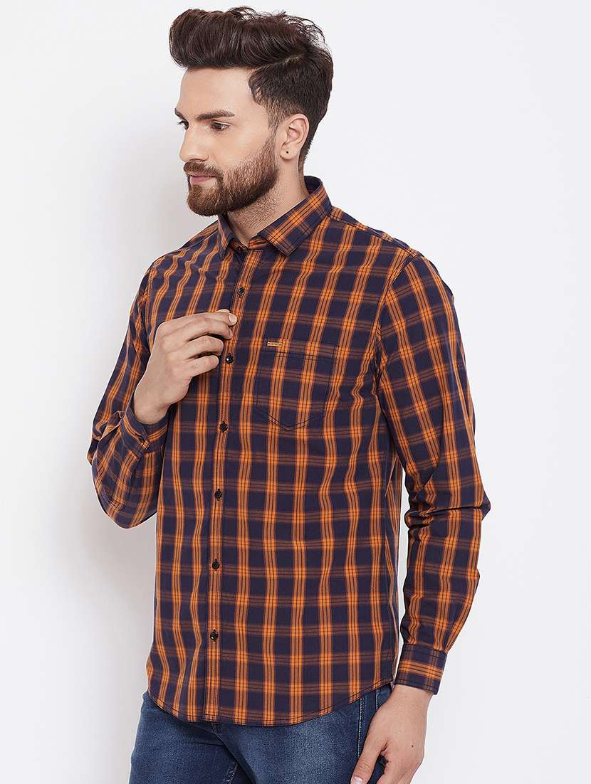 multicolor checkered casual shirt - 16229736 -  Standard Image - 1