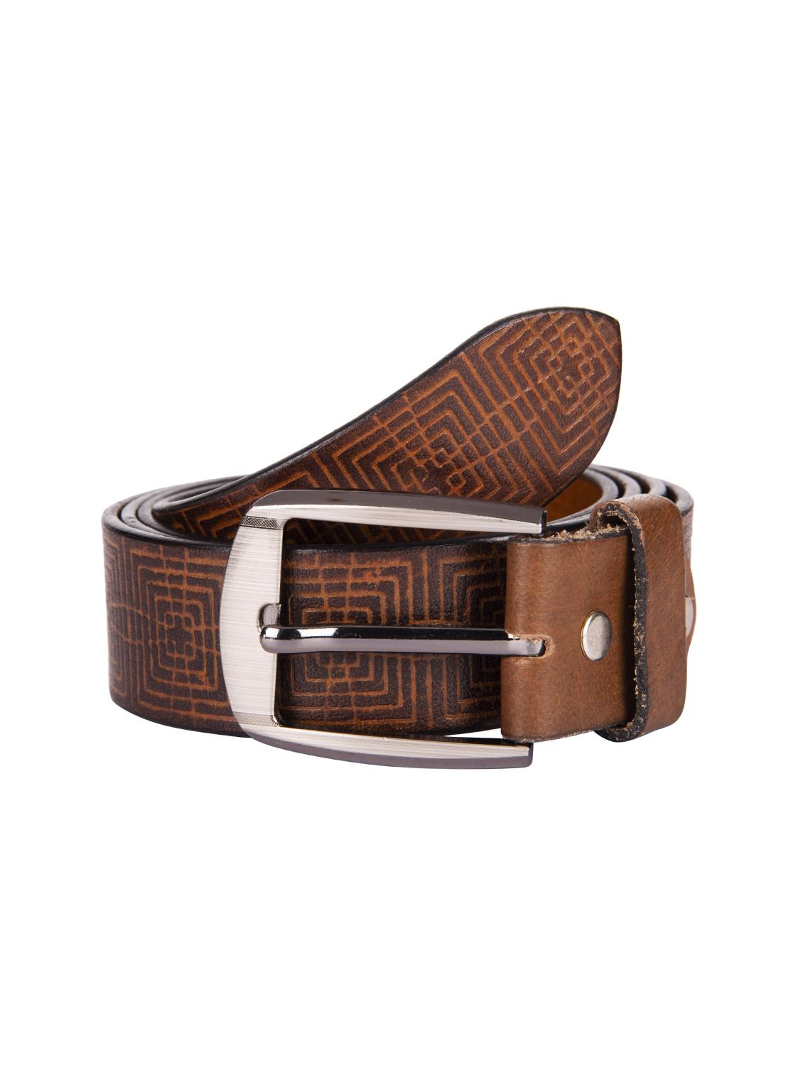 brown leather belt - 16232565 - Zoom Image - 0