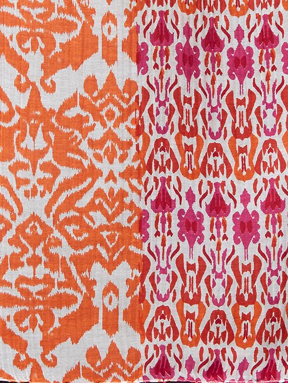 women's ikat print stole - 16233684 - Standard Image - 1