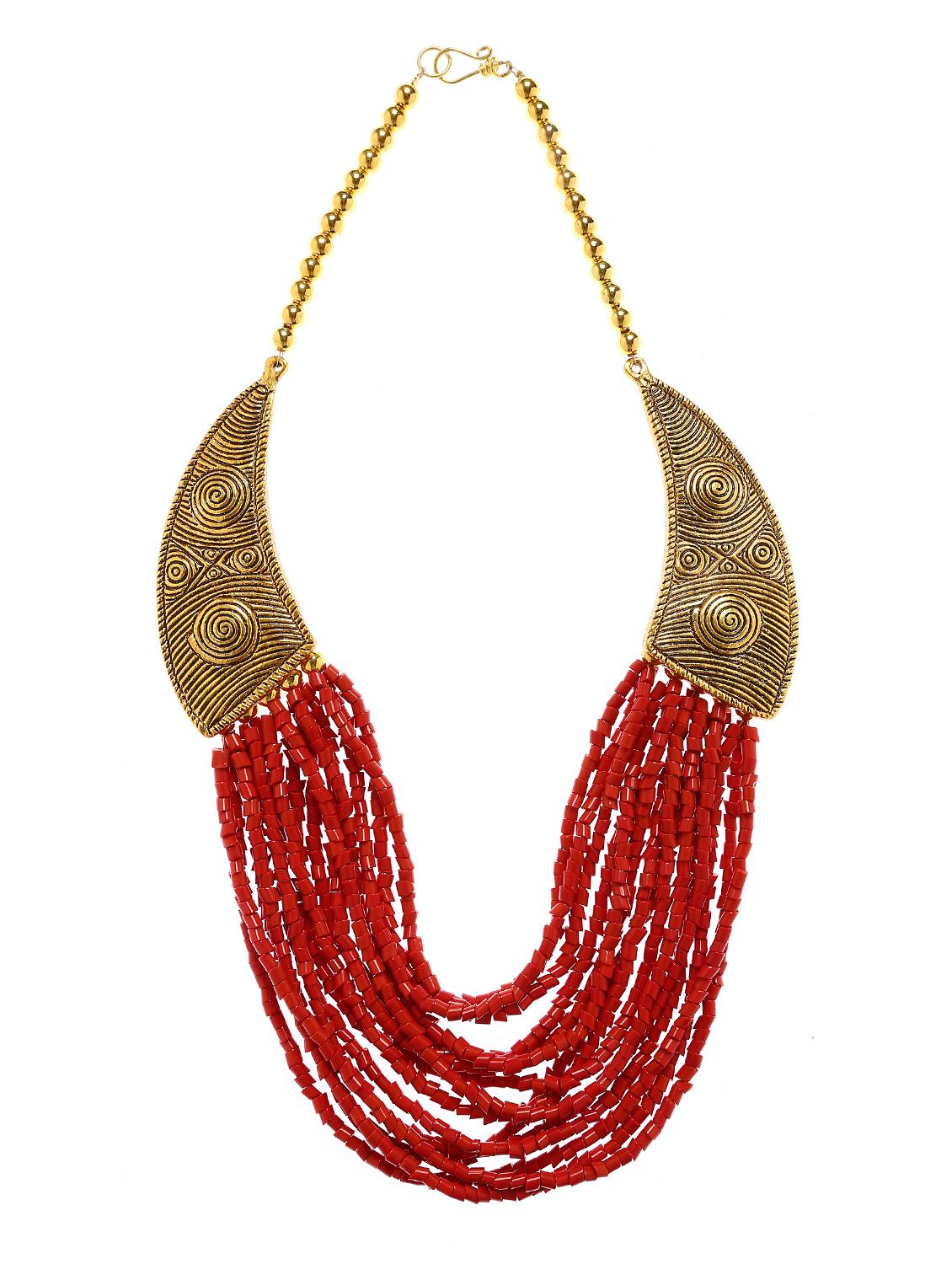  women ethnic daily wear designer necklace - 16234662 -  Standard Image - 1
