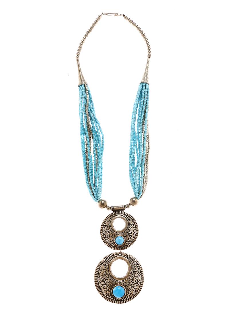 women ethnic daily wear designer necklace - 16234670 - Zoom Image - 0